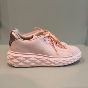 Jimmy Choo Diamond Light Sneakers - Pink - Size 37